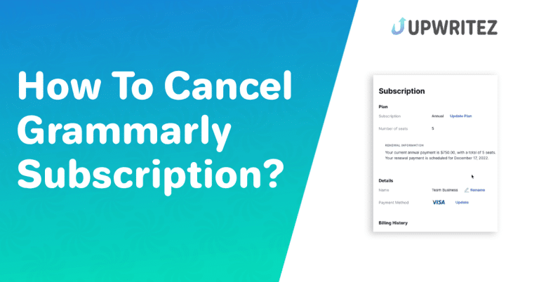 How To Cancel Grammarly Subscription