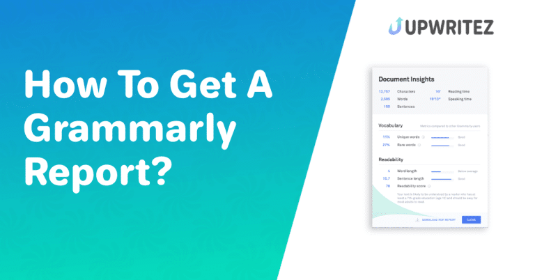 How To Get A Grammarly Report