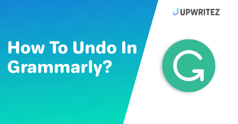 How To Undo In Grammarly