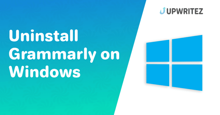 How to Uninstall the Grammarly Editor for Windows or Mac